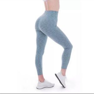 P'tula Kate 23" High Rise Jogger Leggings Glacial Green Large